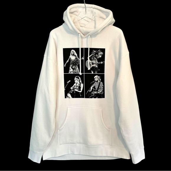 Taylor Swift Eras Tour Plus Size XXL 2023 White‎ Hoodie Official Merch NWOT - Picture 11 of 11
